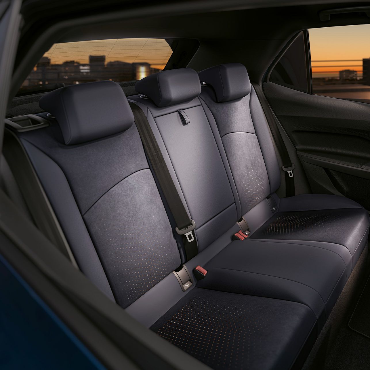 Detailansicht der Rücksitze im CUPRA Born